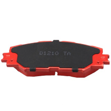 D1210 Asbestos free car brake accessories vehicles car disc brake pads for Toyota